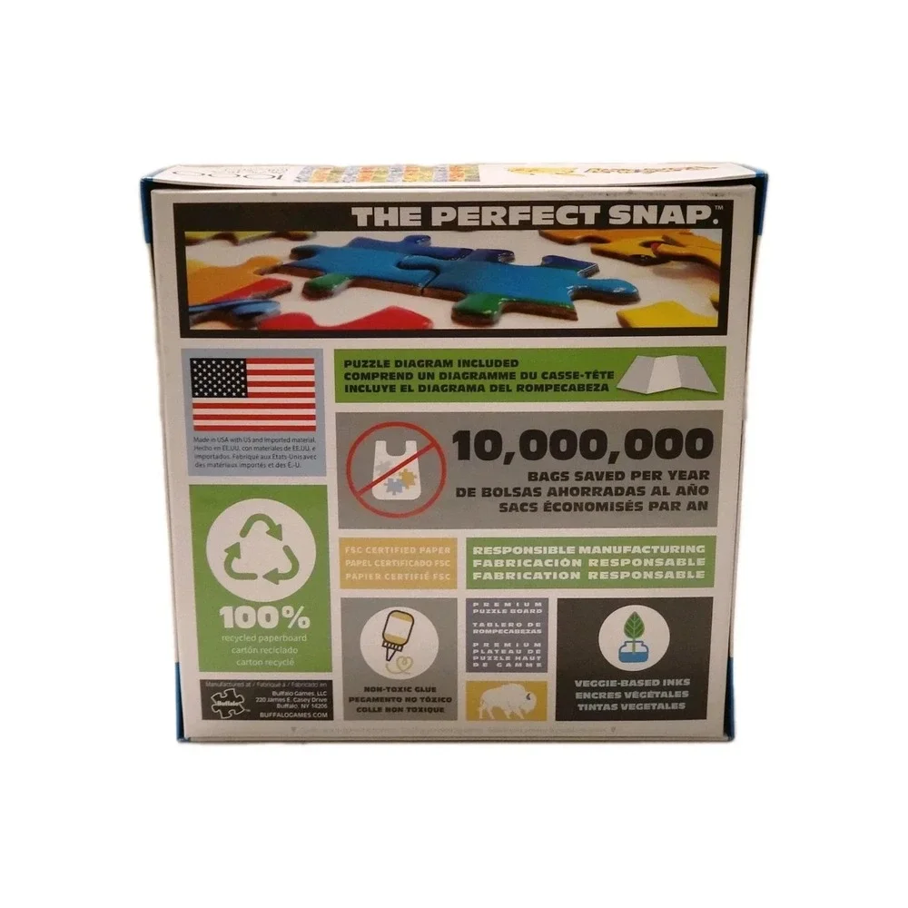 Buffalo Games Pokemon 1000 Piece Puzzle Limited Edition 10600 Stamp Pattern